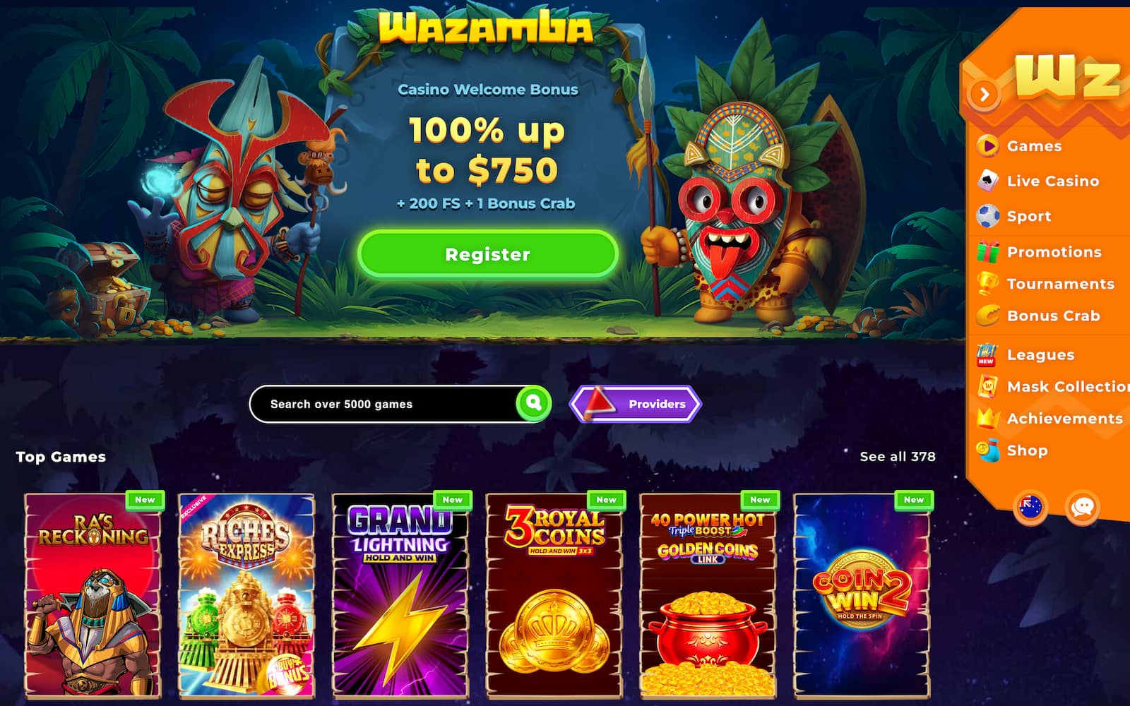 Wazamba Casino